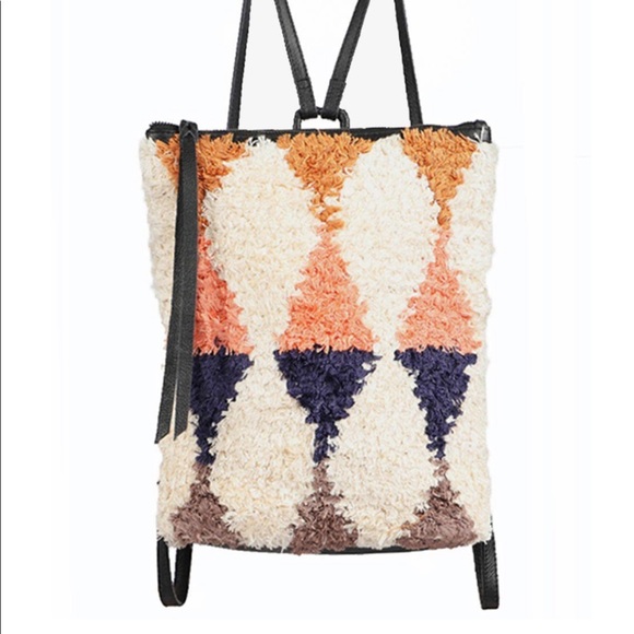 Cleobella Handbags - Cleobella Vista Textured Fluffy Backpack